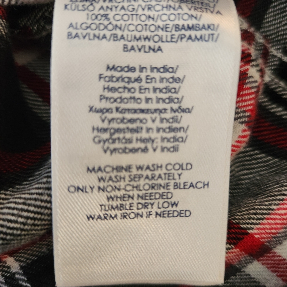 Chaps Performance Button Down Flannel - Picture 6 of 6